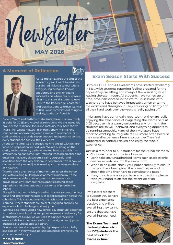 Image of May Newsletter
