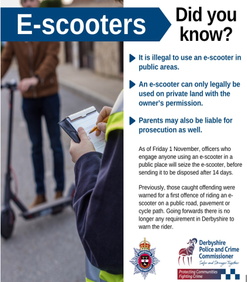 Image of New Police Policy for E-Scooters