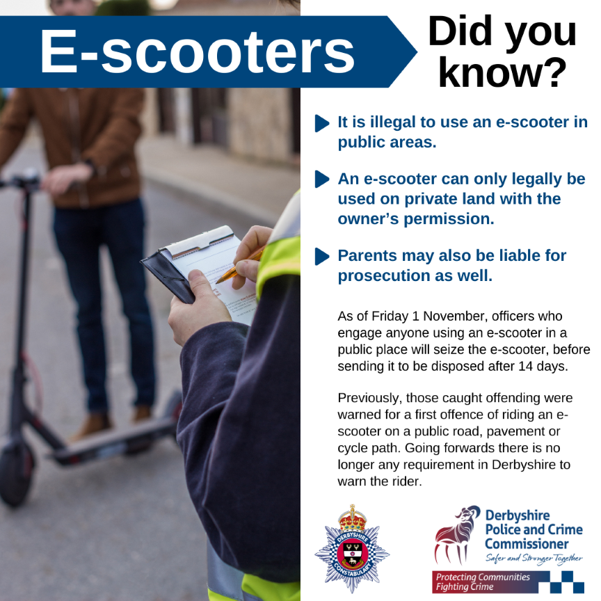 Image of New Police Policy for E-Scooters