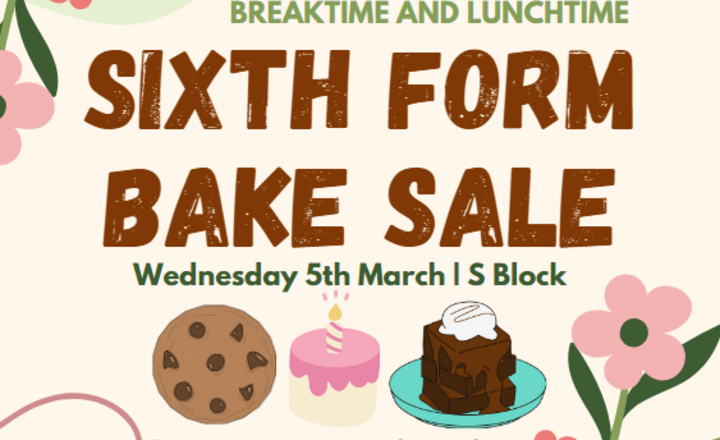 Image of Sixth Form Bake Sale