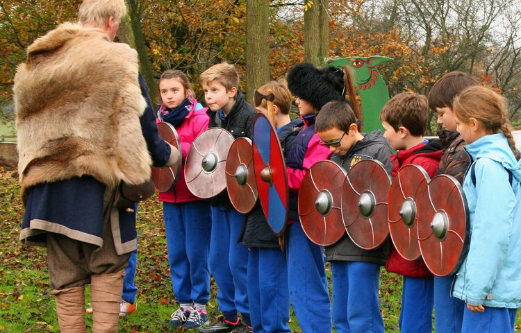 Image of Y5 Tatton Park, Anglo Saxon Workshop - History