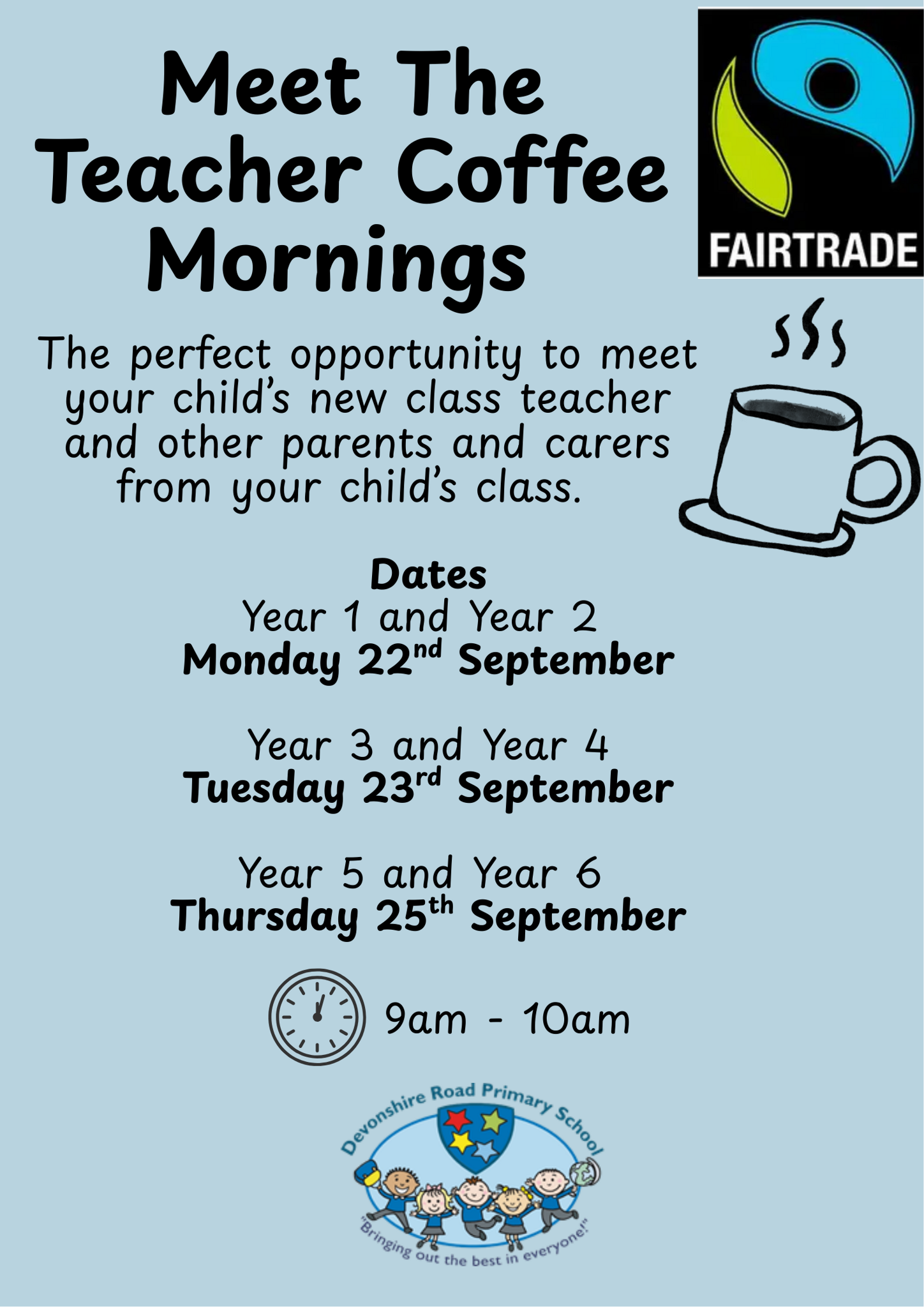 Image of Meet The Teacher Coffee Morning - Y3 & Y4