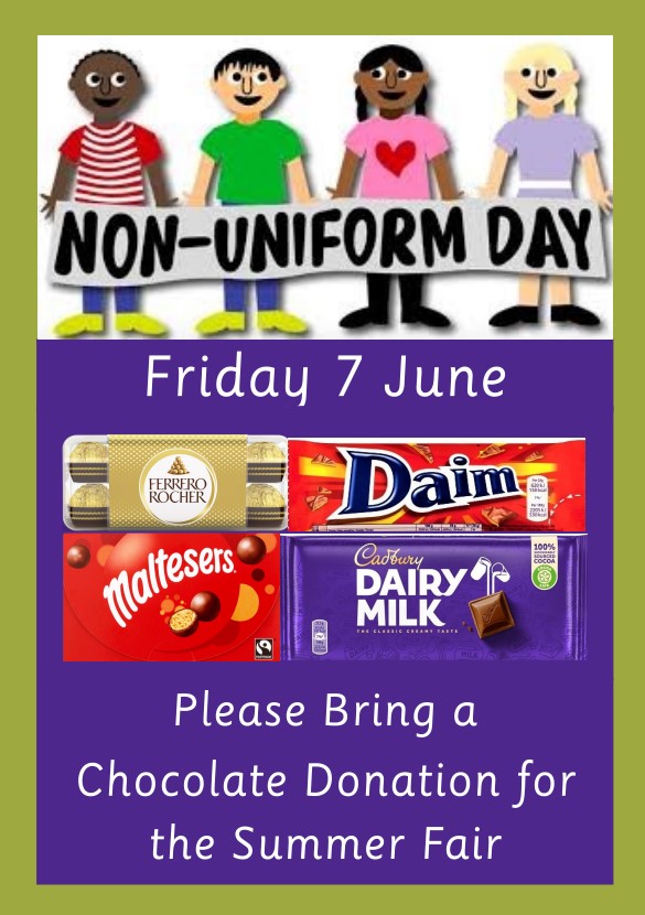 Image of Non Uniform Day - Chocolate Donation - Whole School 