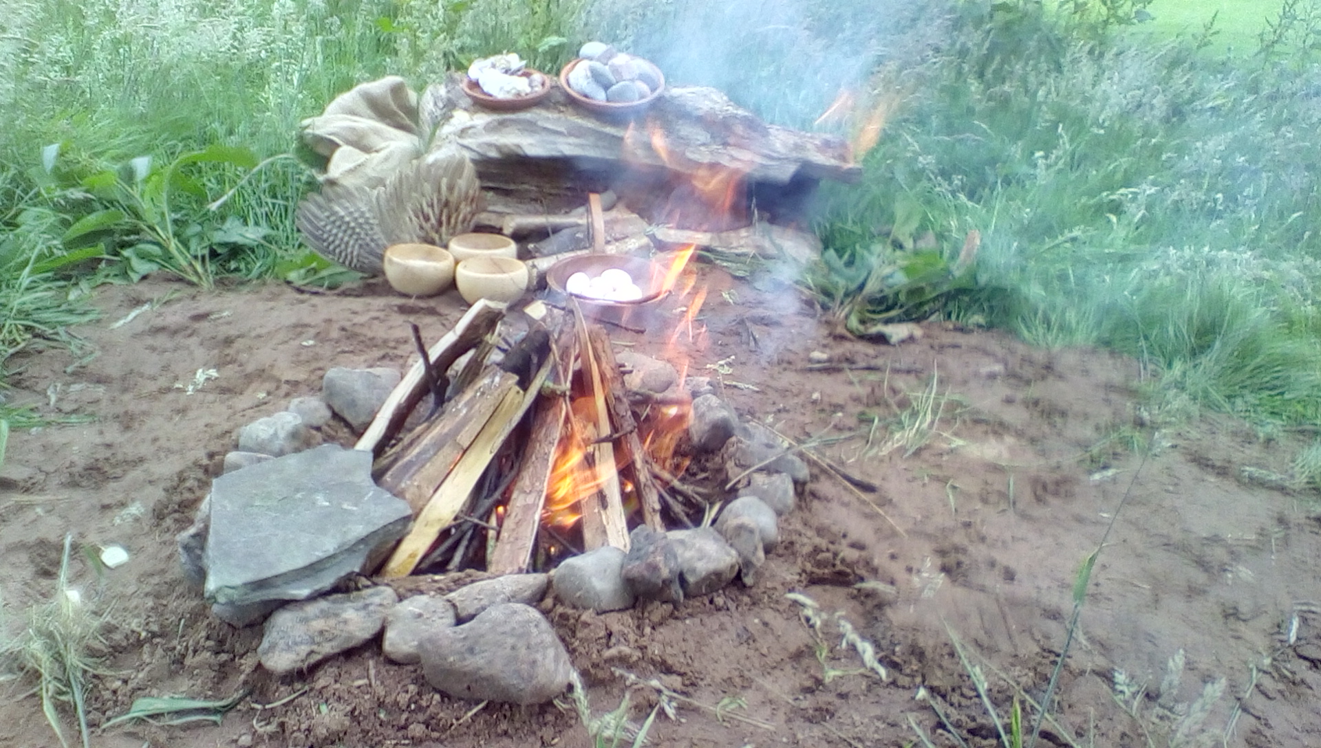 Image of Y3 Tatton Park, Stone Age Workshop - History