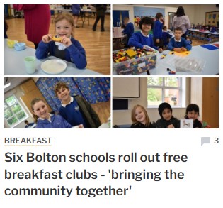 Image of Devonshire Road Primary School rolls out free Breakfast Clubs