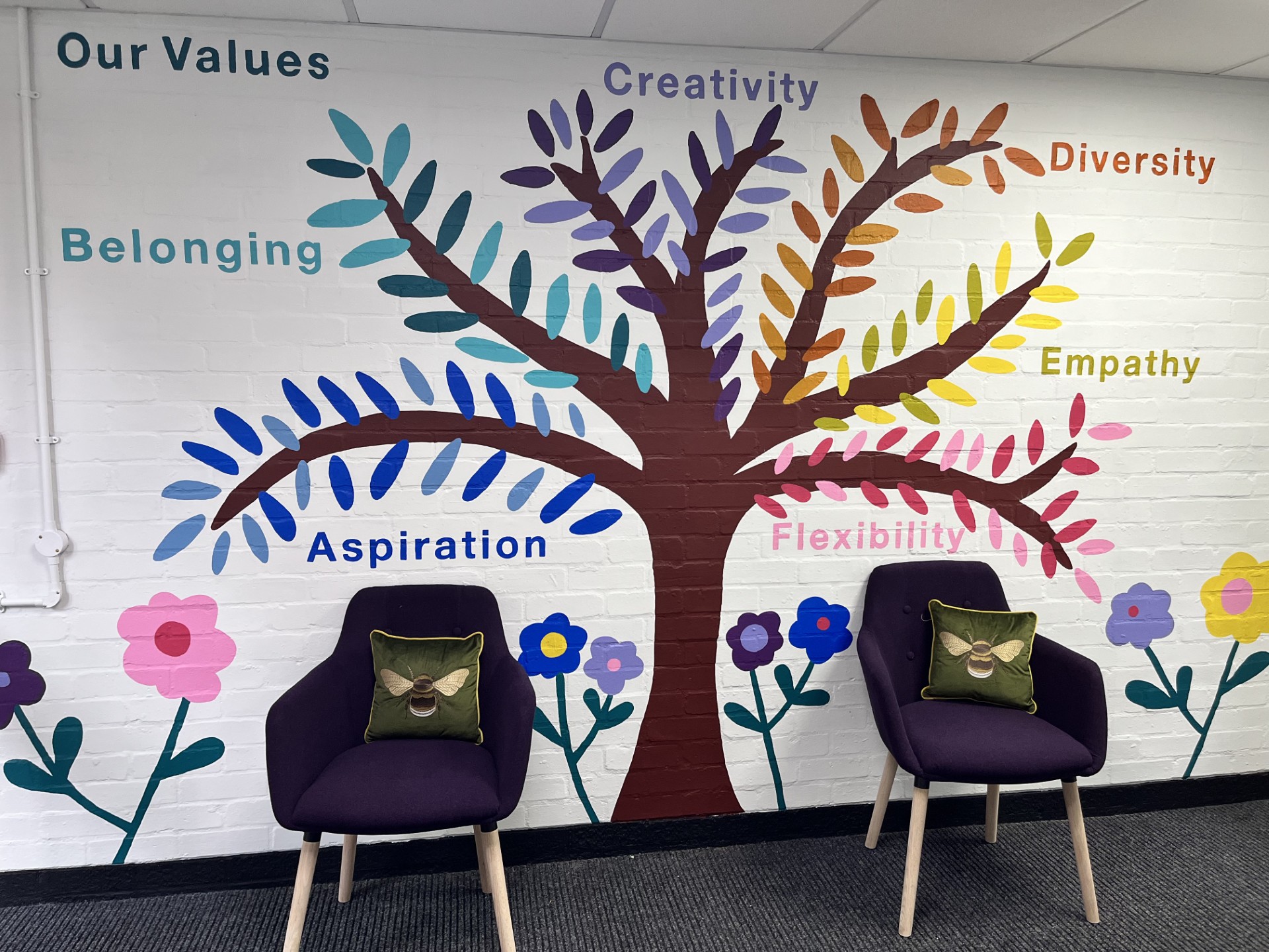 Image of A fresh new look for Downs Infant School Foyer!