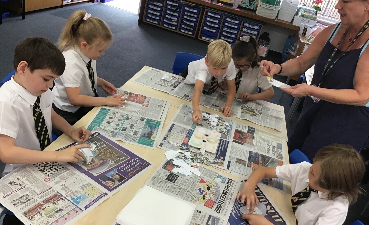 Image of Year 2 Maple - African Masks part 1