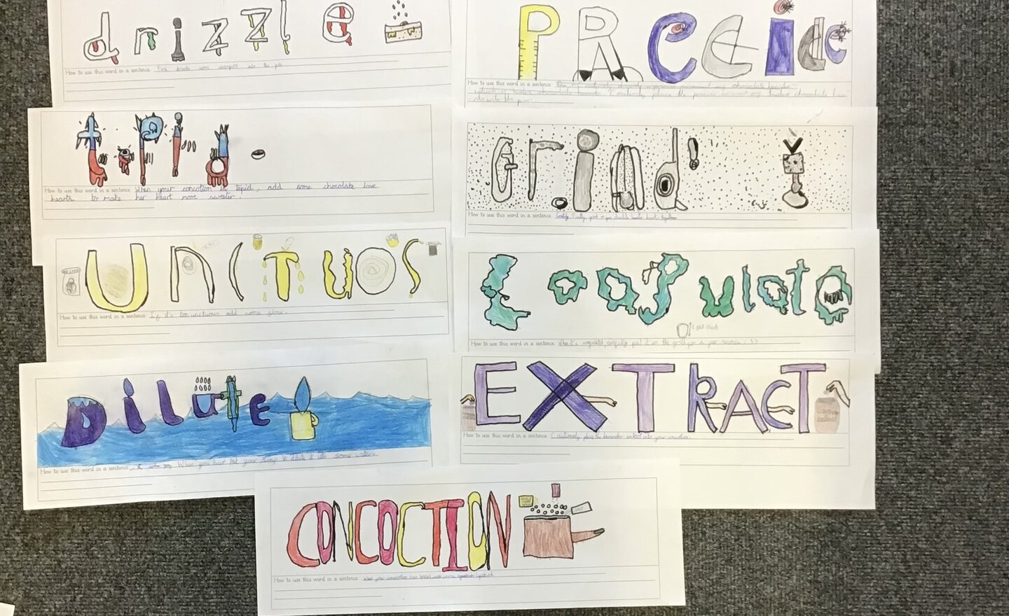 Image of George's Marvellous Medicine vocabulary