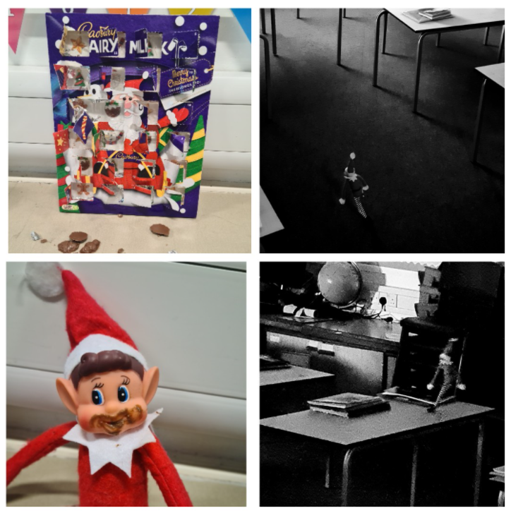 Image of 4 Poplar Elf on the Shelf