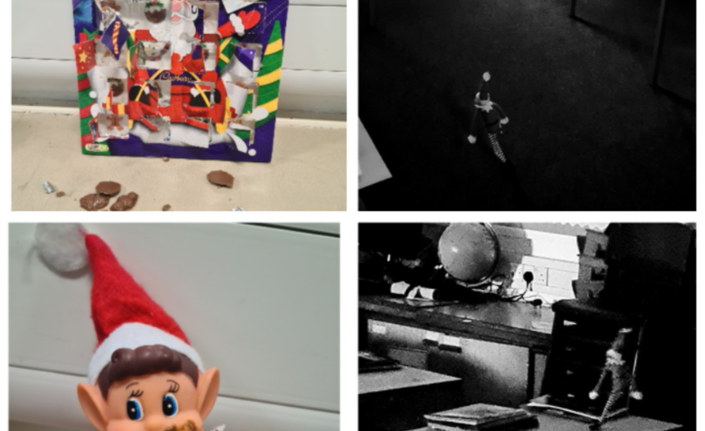 Image of 4 Poplar Elf on the Shelf
