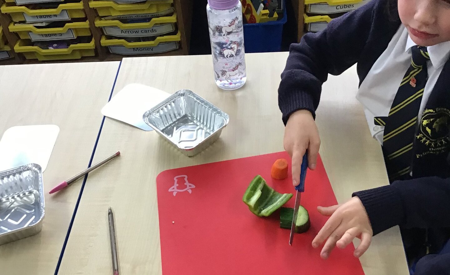 Image of Year 3 learning how to cook! 