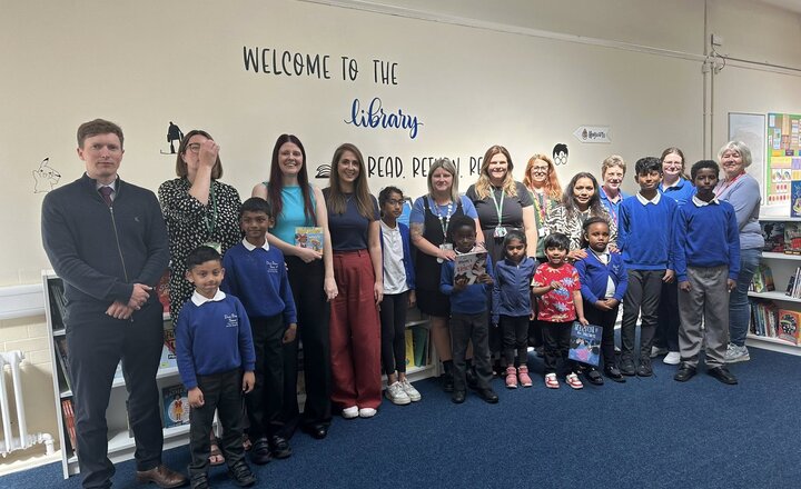 Image of Drove Primary School creates vibrant new library