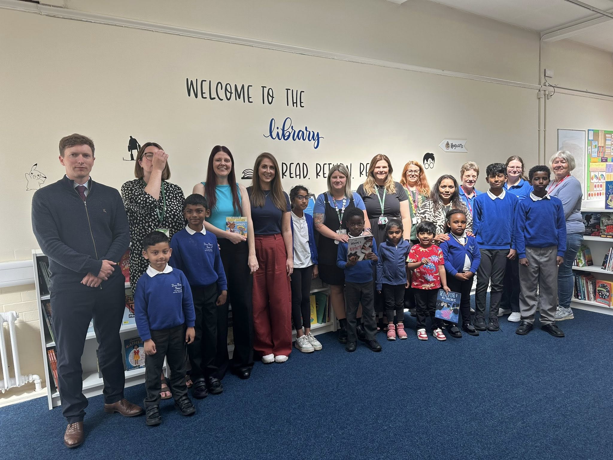 Image of Drove Primary School creates vibrant new library