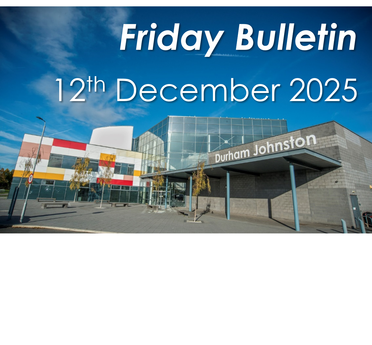 Image of Friday Bulletin