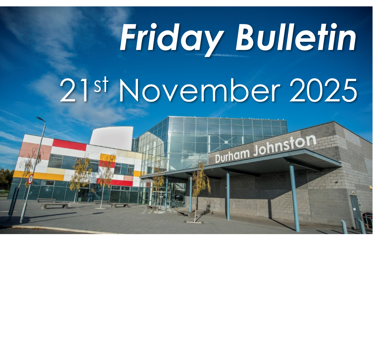 Image of Friday Bulletin