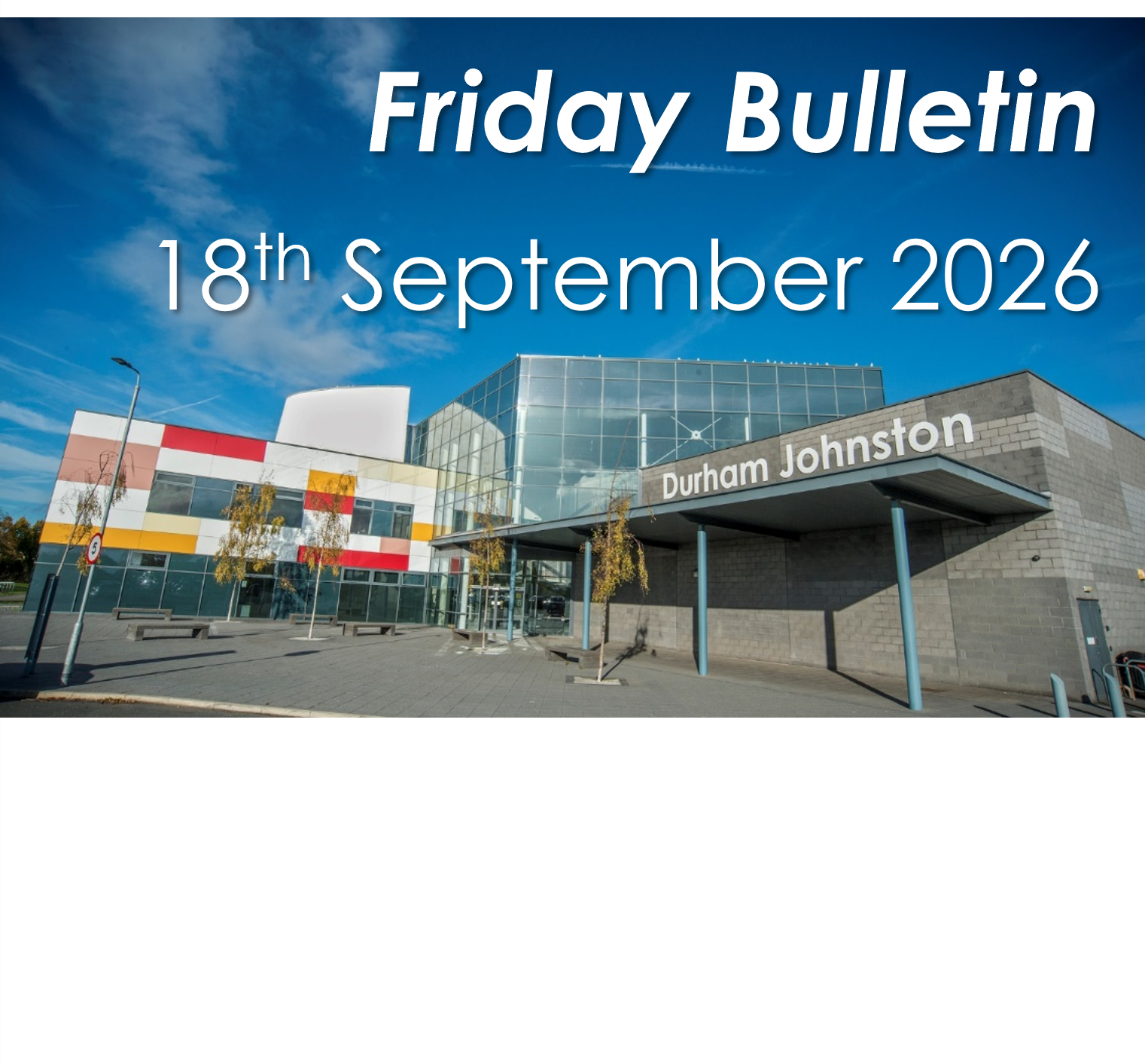 Image of Friday Bulletin