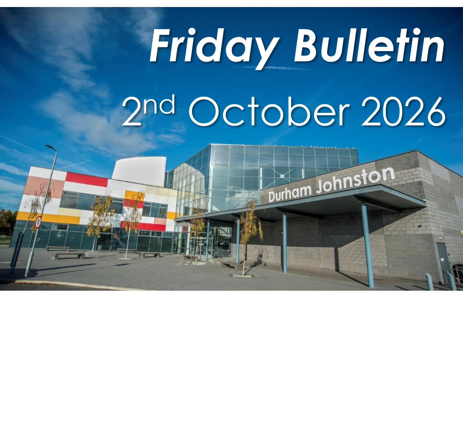 Image of Friday Bulletin