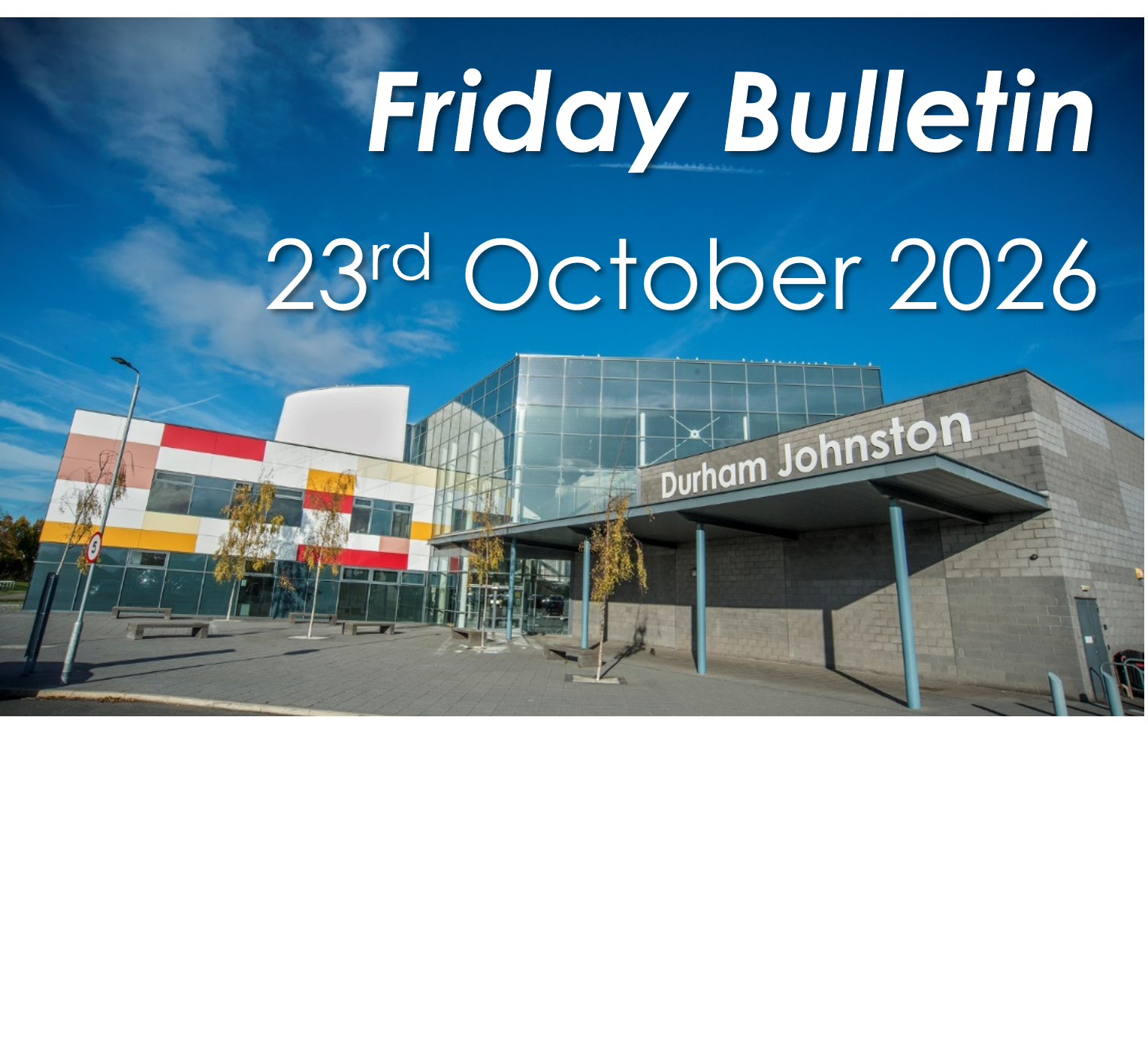 Image of Friday Bulletin