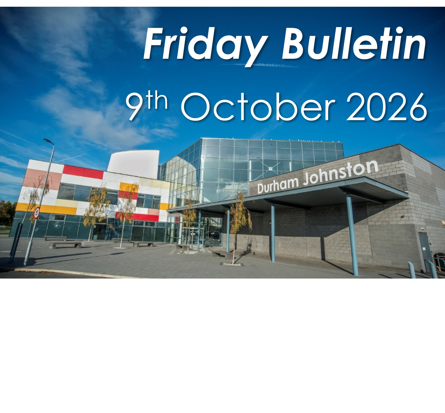 Image of Friday Bulletin