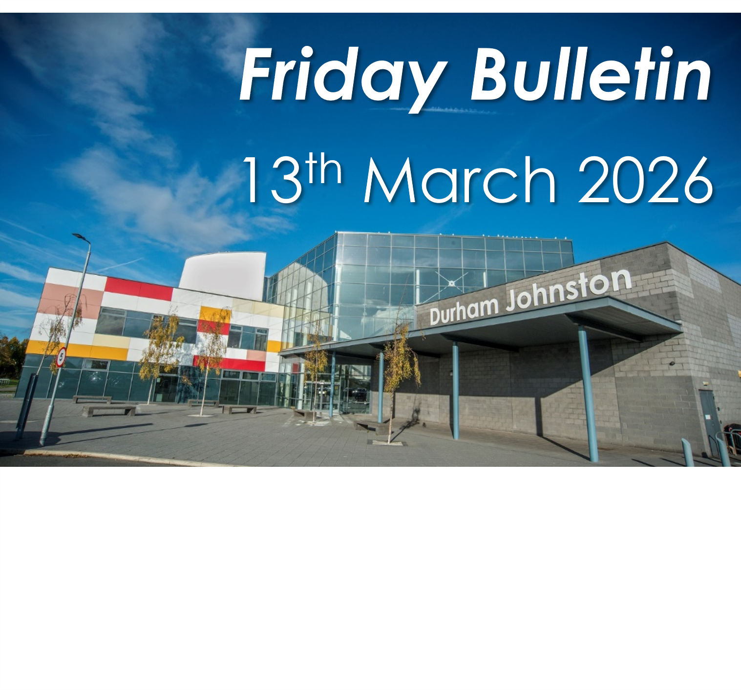 Image of Friday Bulletin