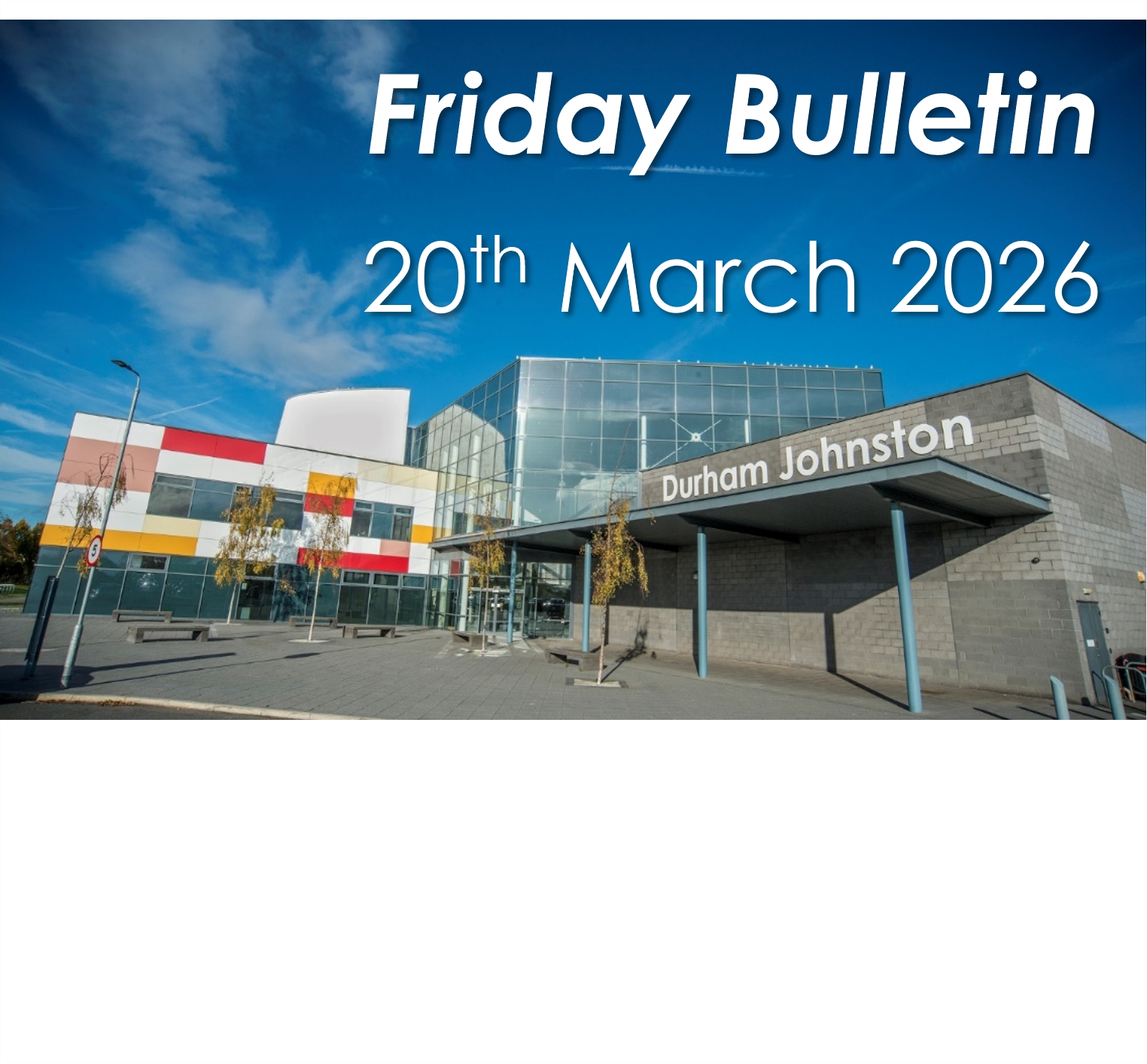 Image of Friday Bulletin