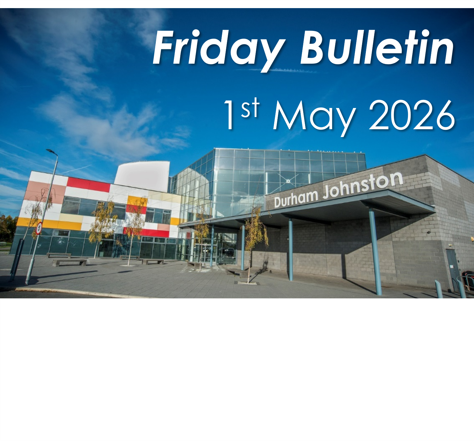 Image of Friday Bulletin