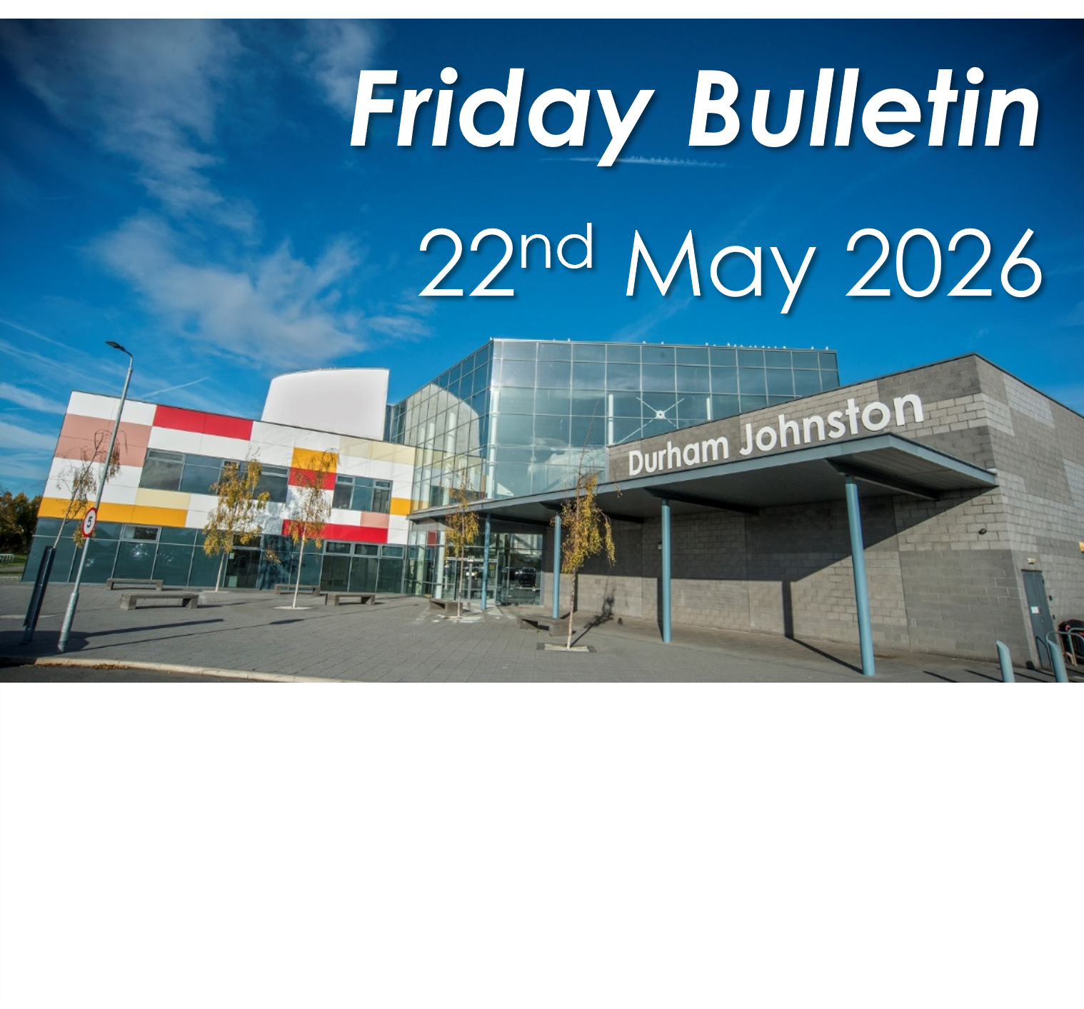 Image of Friday Bulletin