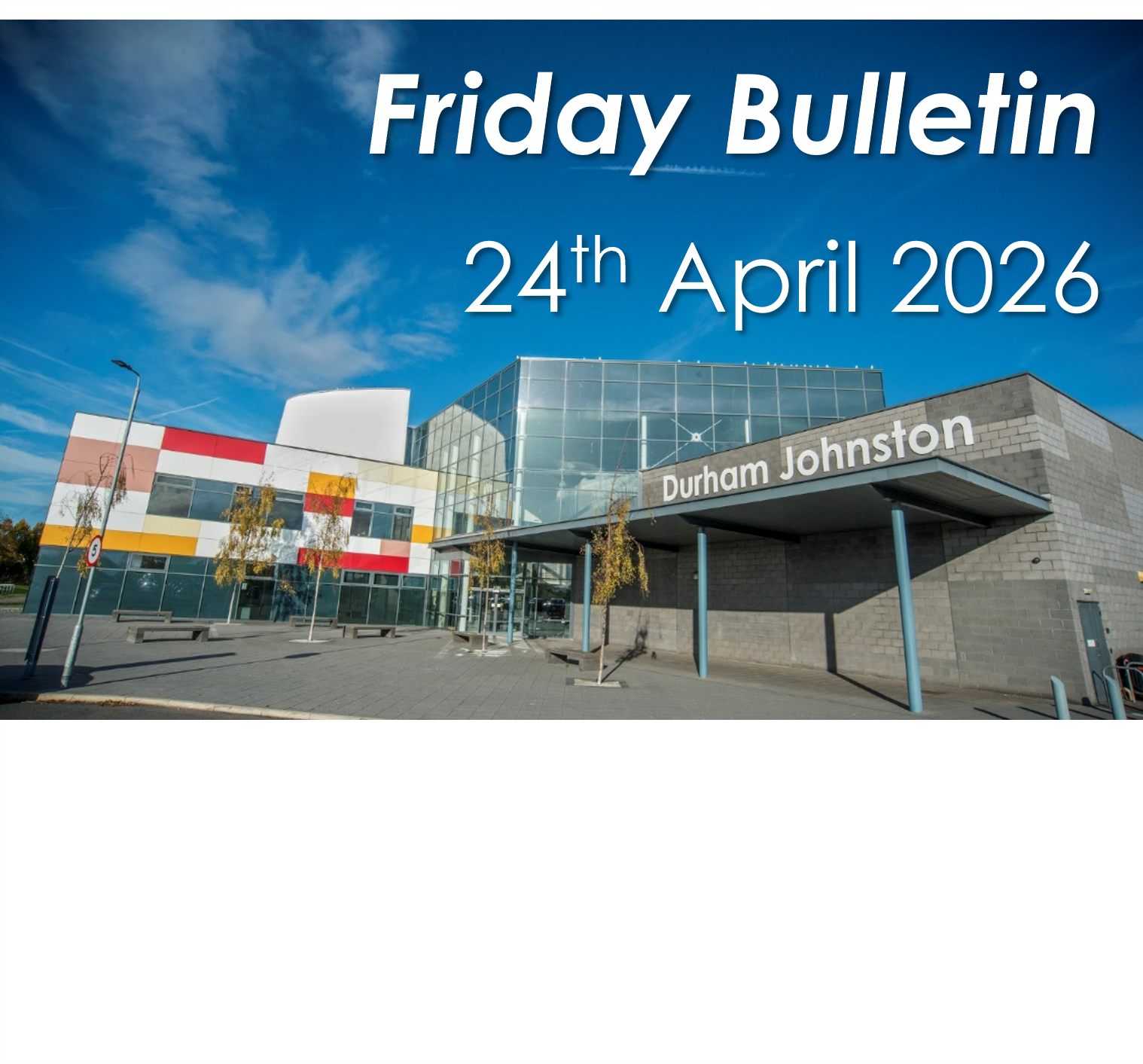 Image of Friday Bulletin