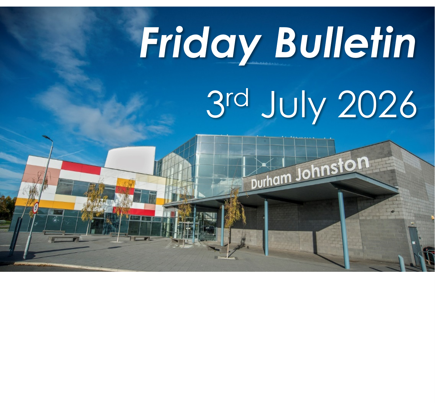 Image of Friday Bulletin