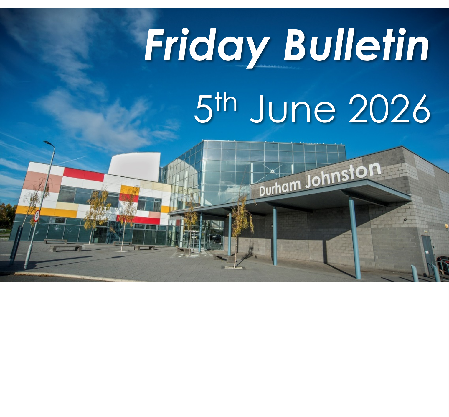 Image of Friday Bulletin