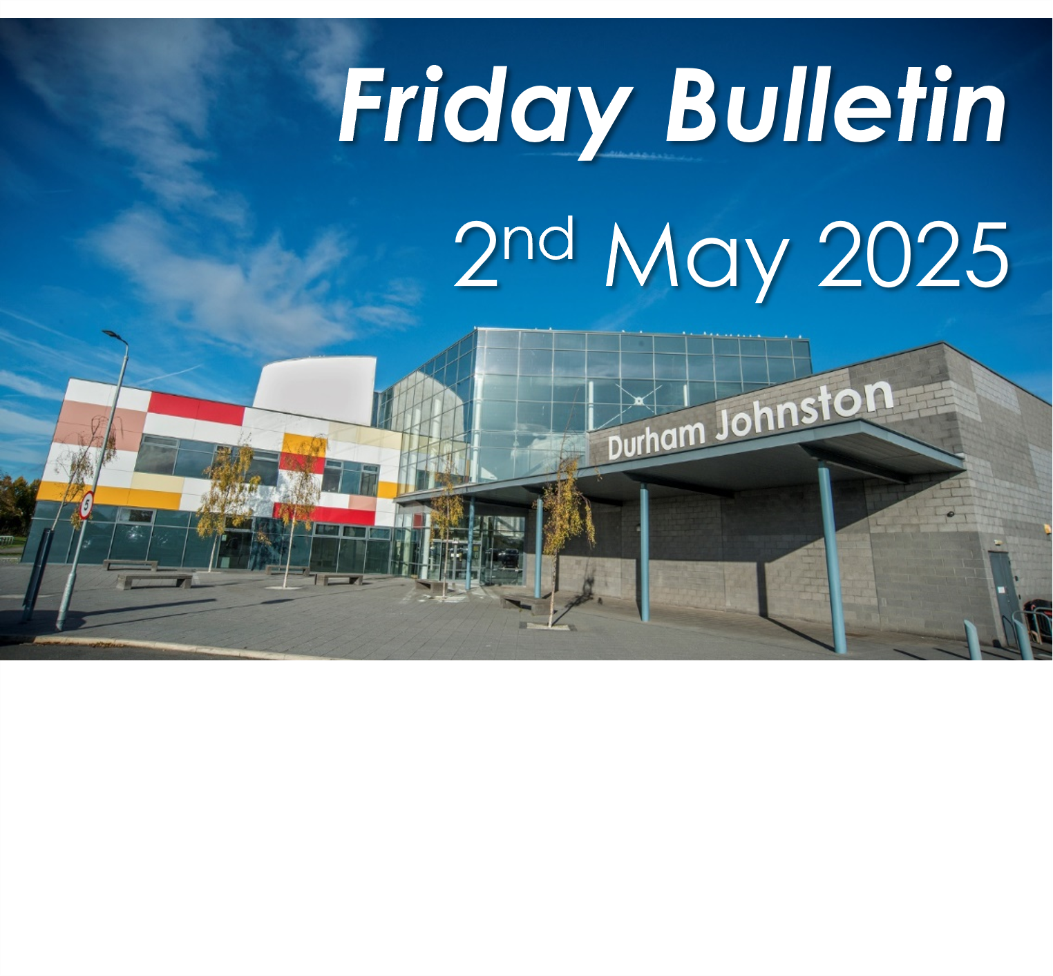 Image of Friday Bulletin