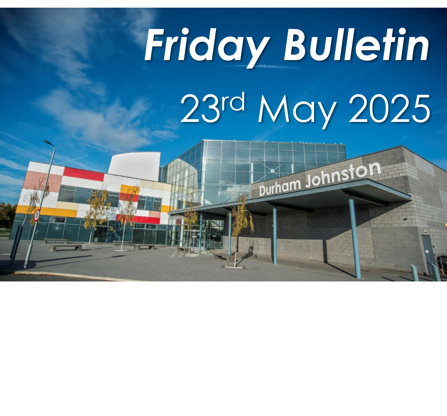 Image of Friday Bulletin