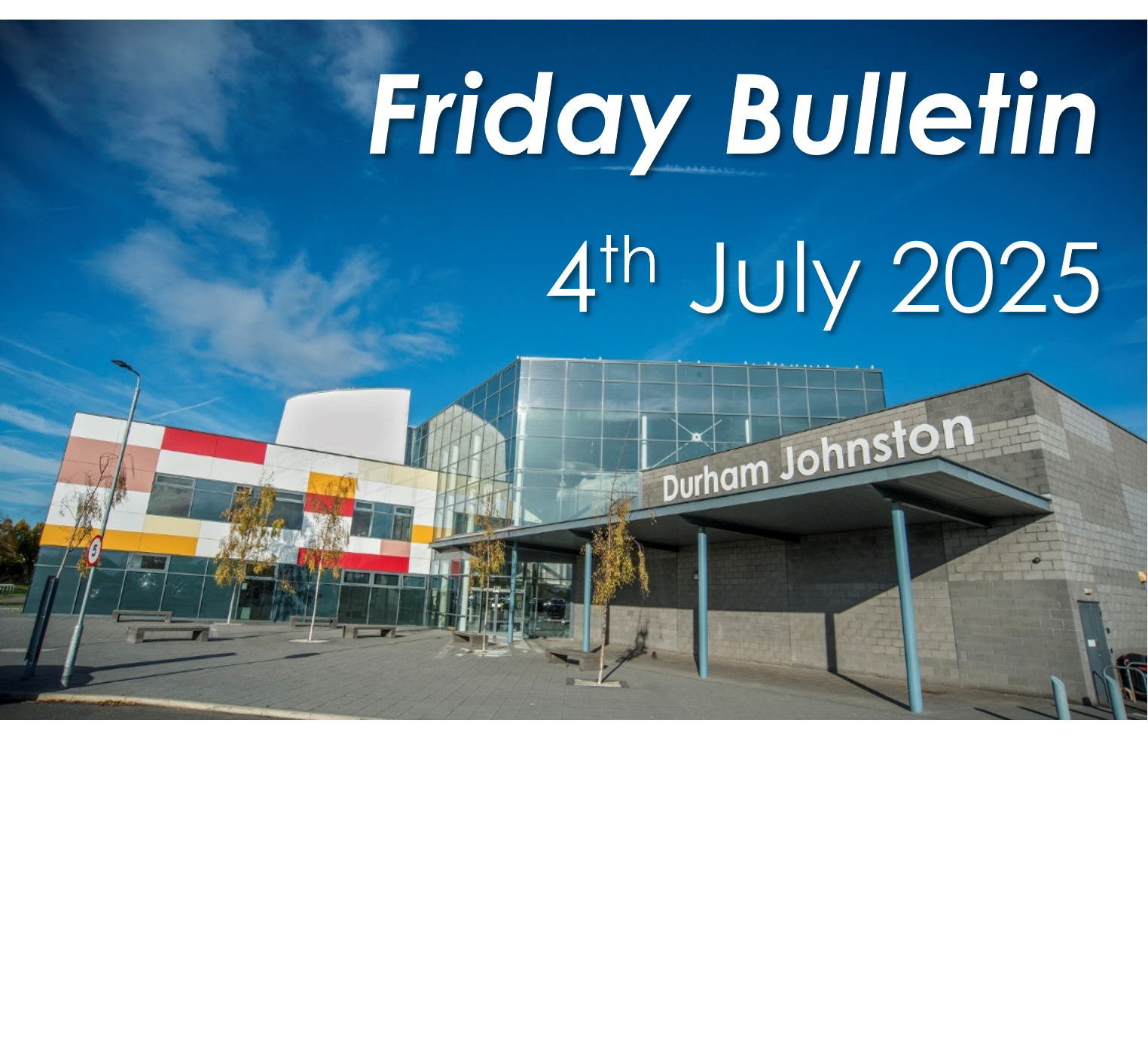 Image of Friday Bulletin