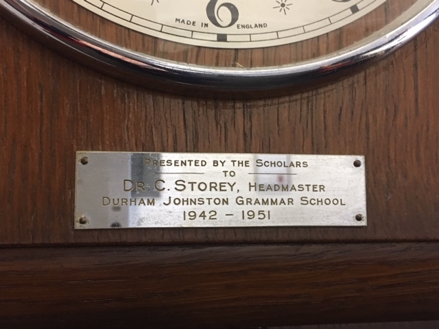 Image of Headmaster Storey’s Clock Returns 