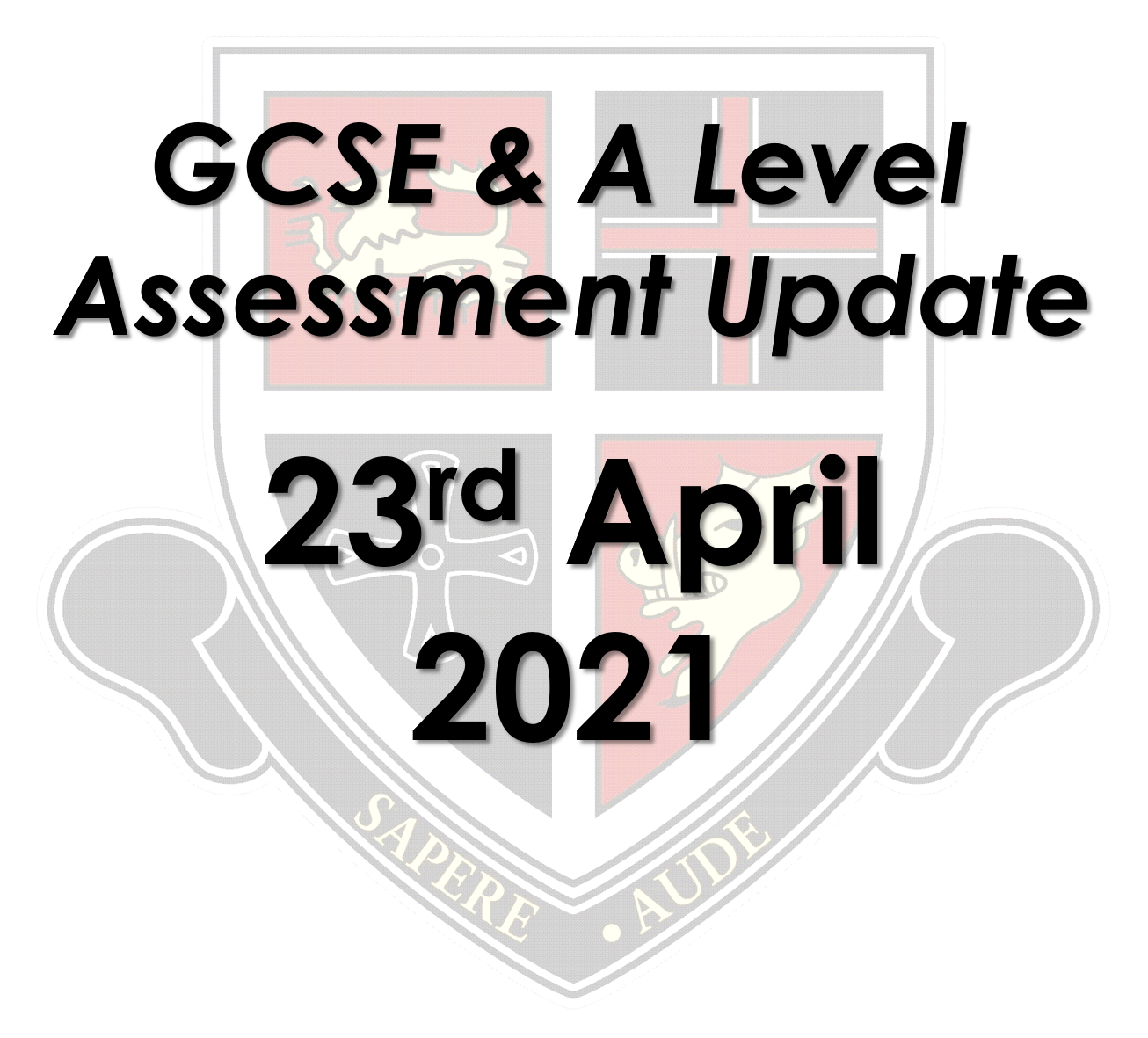 Image of GCSE & A Level Assessment Update