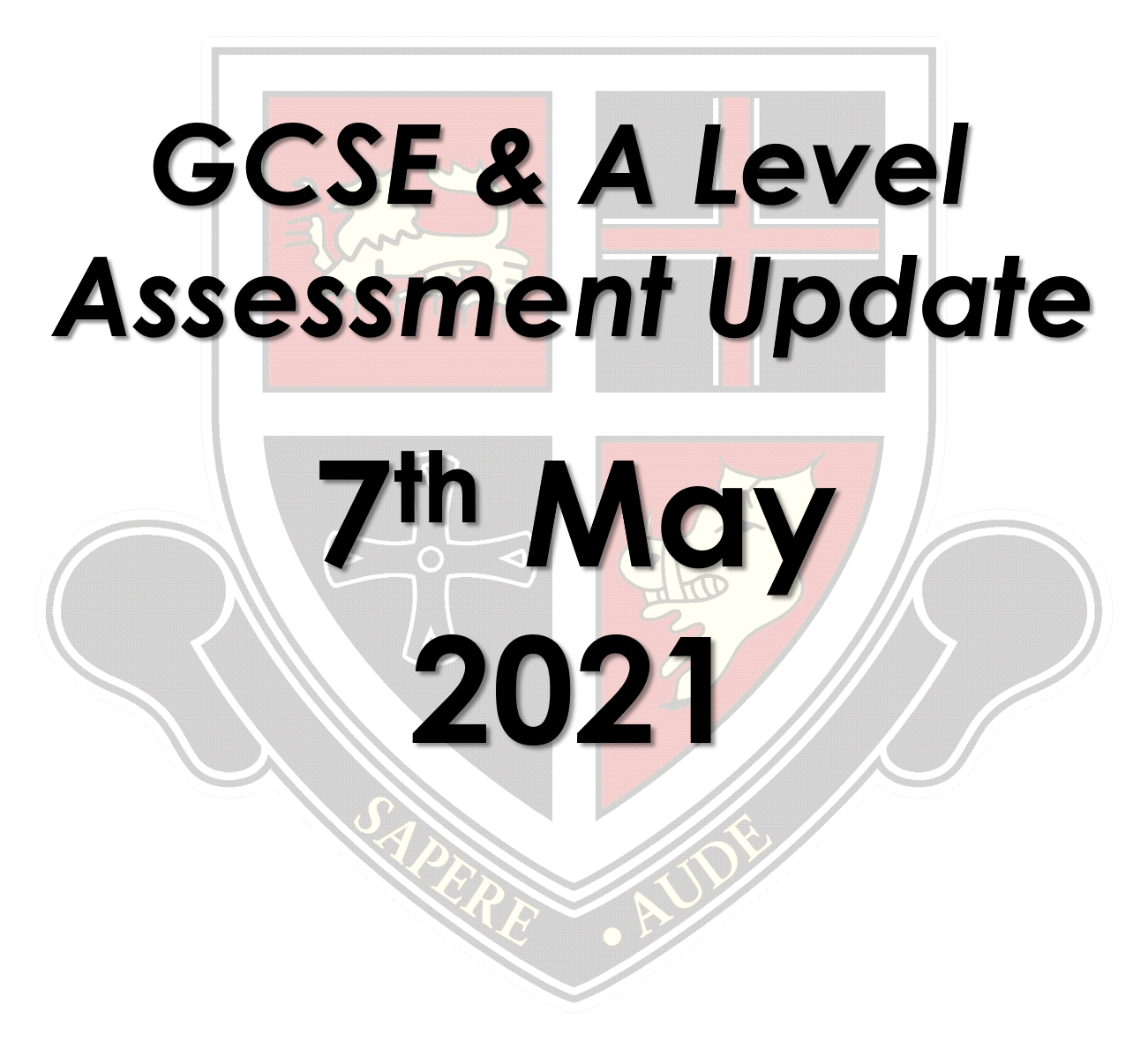 Image of GCSE & A Level Assessment Update