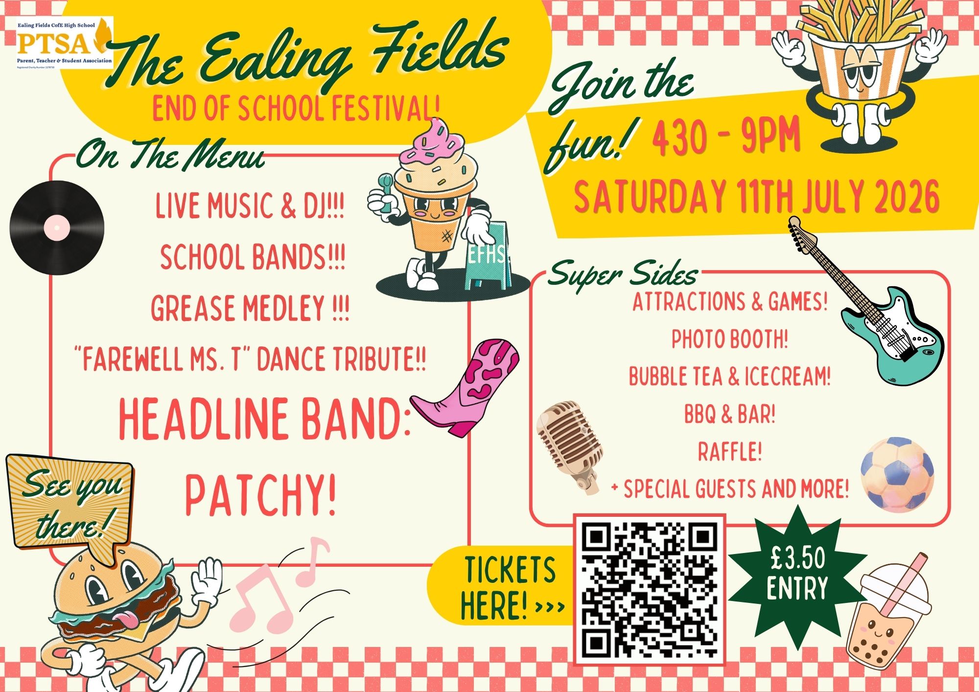 Image of PTSA Ealing Fields Festival 2026