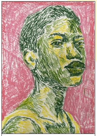 Image of Year 8 student's work selected to have artwork displayed at the Royal Academy exhibition