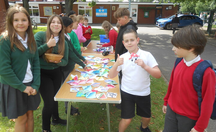 Image of Year 6 Enterprise: Bookmark sale.