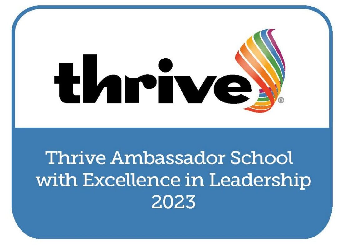 Image of THRIVE Ambassador with Excellence in Leadership 