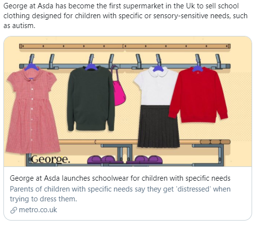Image of School Uniform for Children with Specific or Sensory-Sensitive Needs