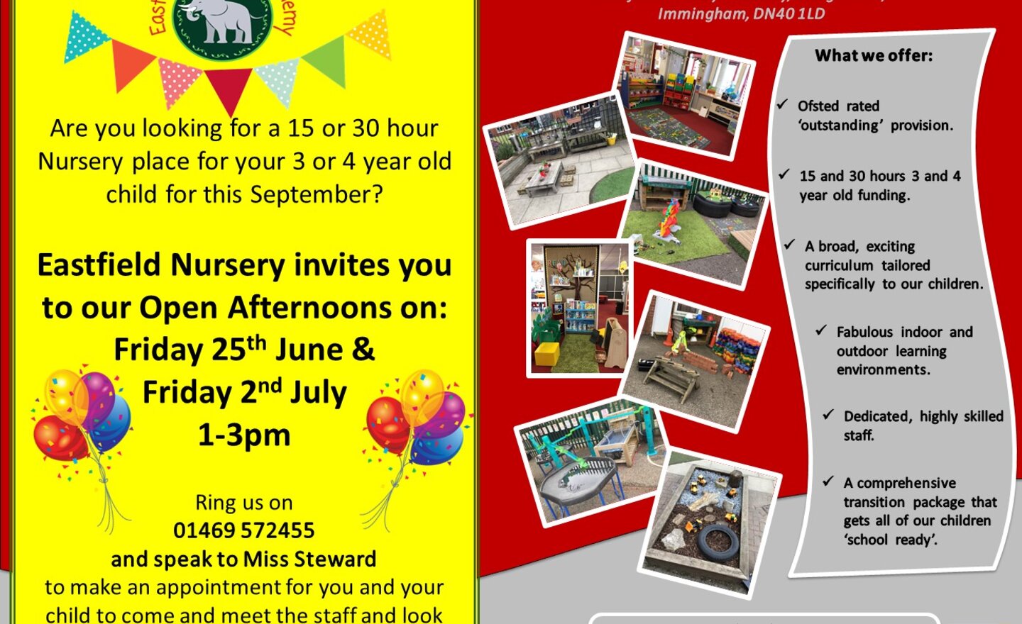 Image of Eastfield Nursery Open Afternoons 