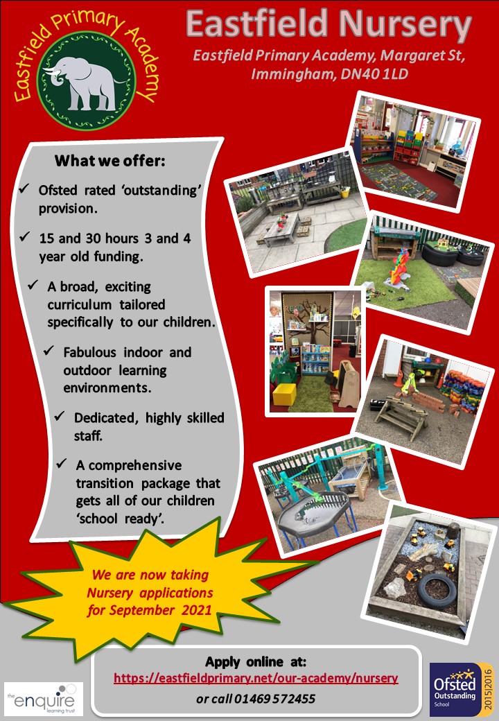 Image of Eastfield Nursery Online Application Form
