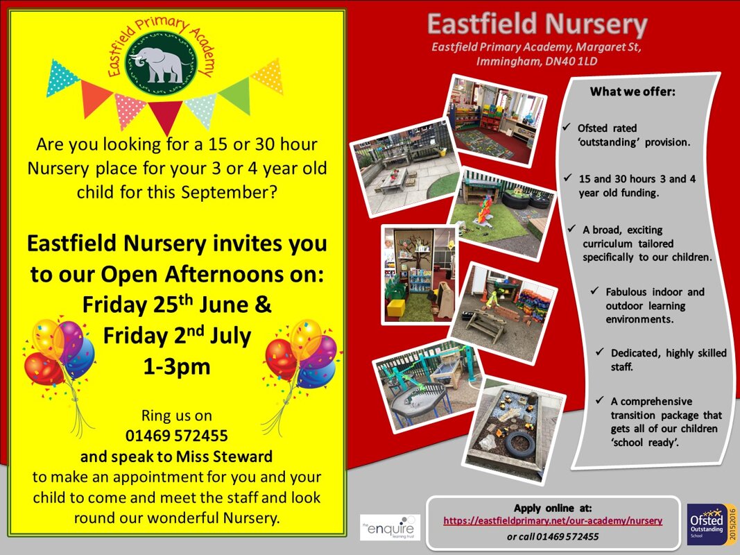 Image of Eastfield Nursery Open Afternoons