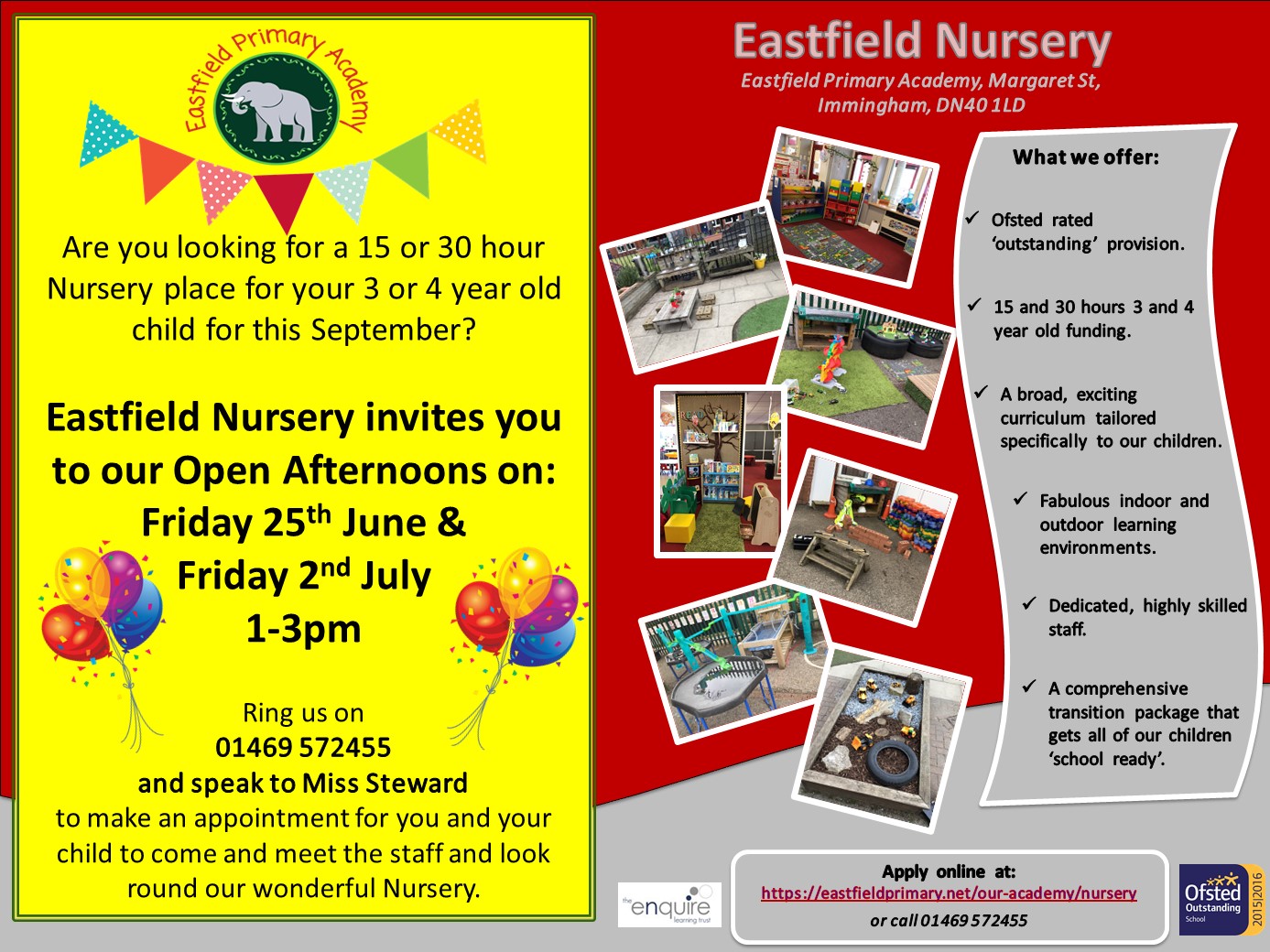 Image of Eastfield Nursery Open Afternoons 