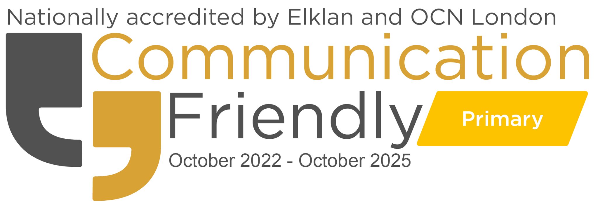 Communication Friendly Primary Award