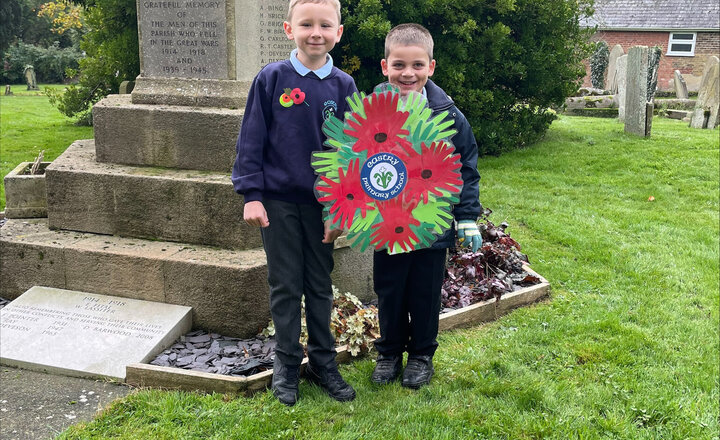 Image of Laying of a Wreath at Remembrance Sunday Service