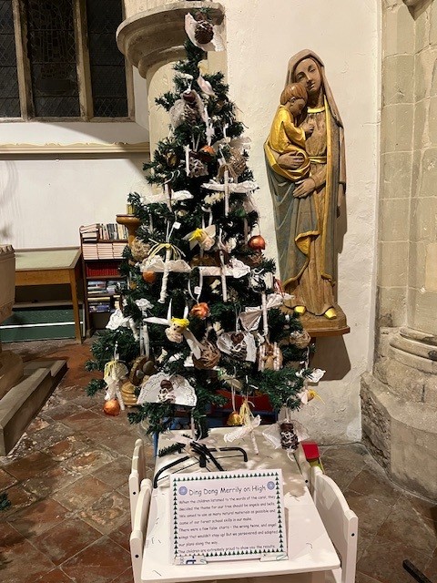 Image of Our Decorated Christmas Tree at the Tree Festival