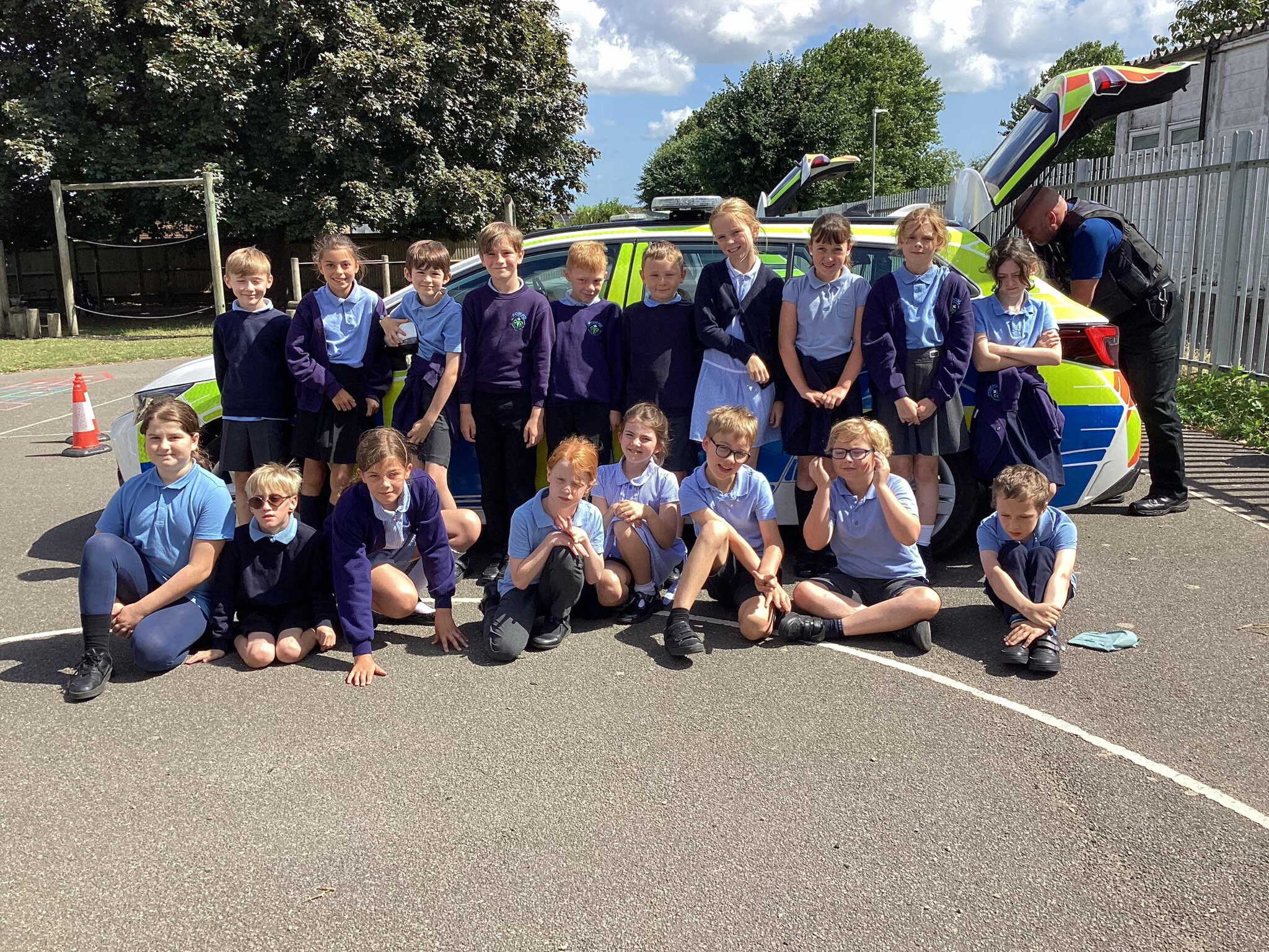 Image of Visit by Kent Police as part of our Love Your Community Week