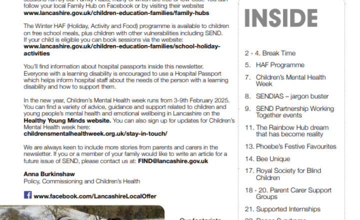 Image of SEND Winter Newsletter
